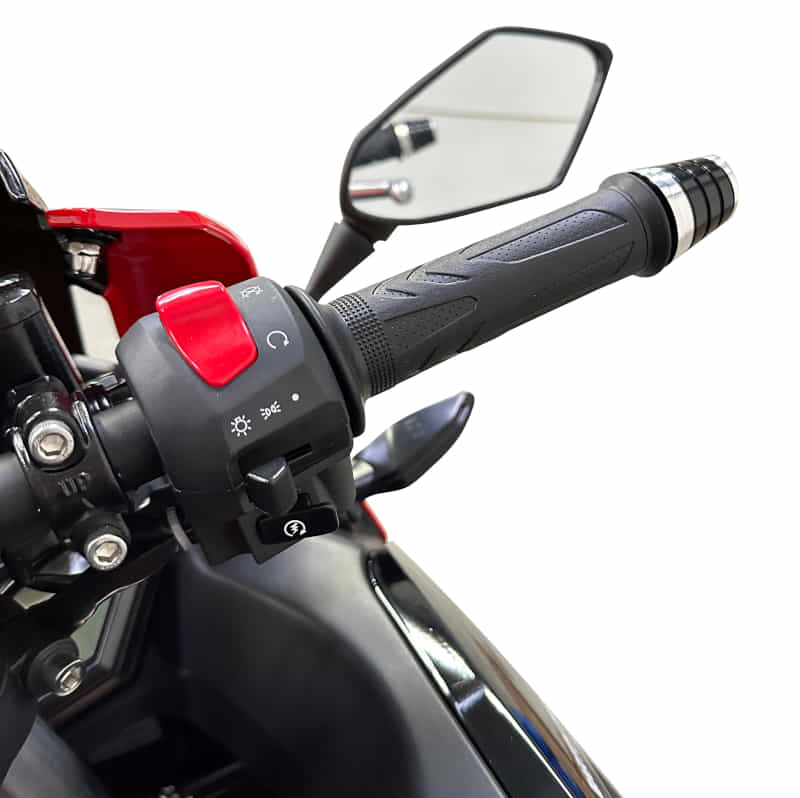 Motorrad Fighter 125 BL-S rot 95 km/h Euro 5+ Schaltmoped 125ccm 4 Takt Leichtkraftrad Krad Kraftrad