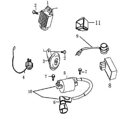 CDI Zündbox CDI-EINHEIT 30 KM/H - 10" Steuergerät 1060003-14 50