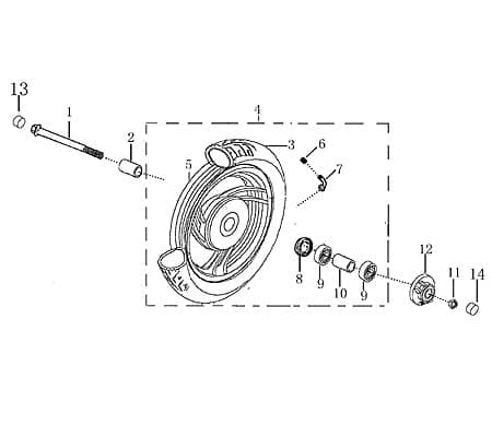 Federscheibe 8mm bunt verzinkt Unterlegscheibe 703732