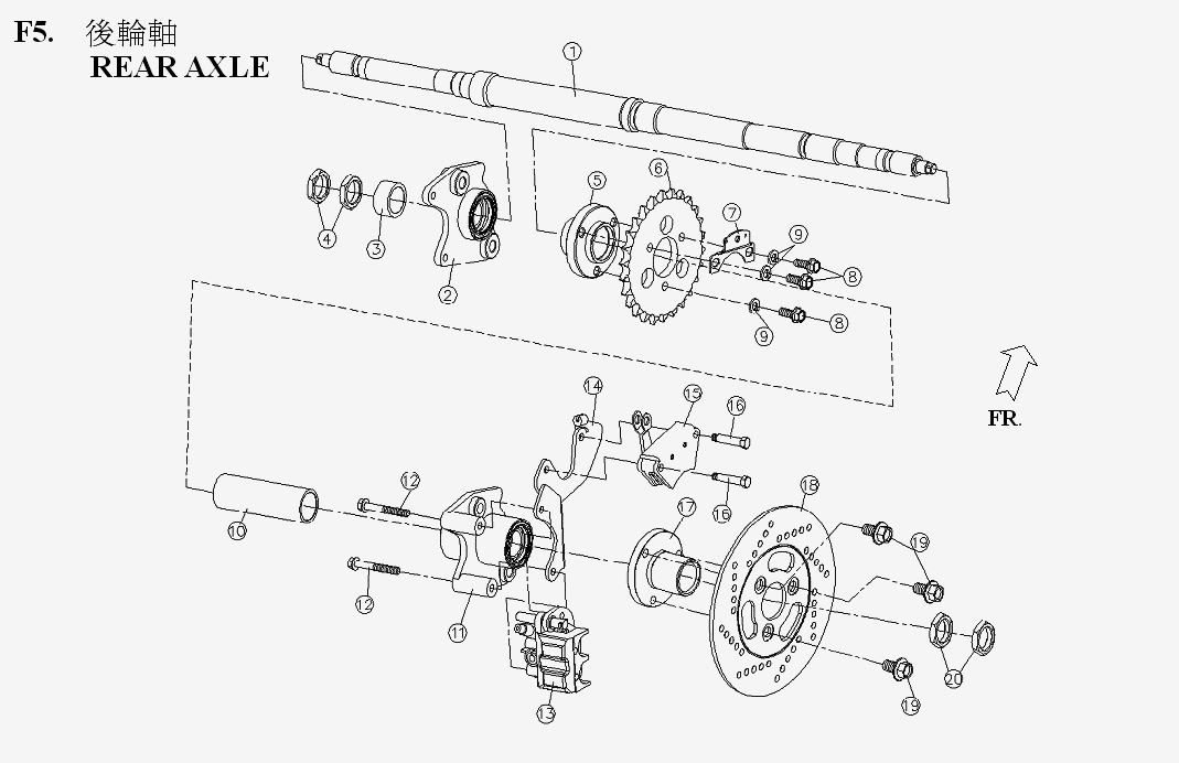 PGO X3-250 Bremssattel Bremszange Brems-Zange Brems-Sattel 250ccm 4Takt X24033100003 Motorroller.de Bremshalterung Bremsblock Brems-Block Quad ATV UTV