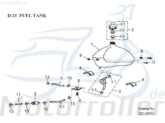 Aeon Overland 180 Schraube Quad 180ccm 4Takt 94401-05009-50 Motorroller.de Bundschraube Maschinenschraube Flanschschraube Flansch-Schraube ATV UTV