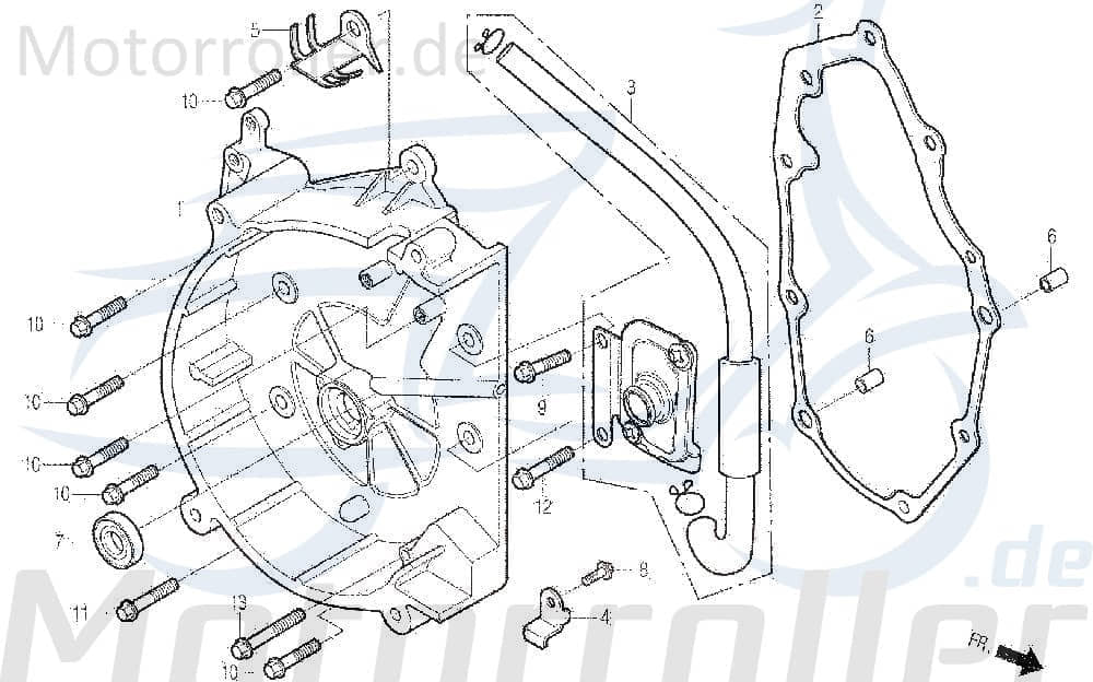 Dichtung rechts Motorroller DAELIM 11394-SA1-0000-EU