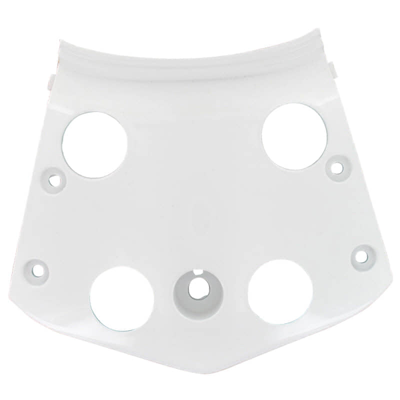 Heckverkleidung mitte weiss Heckschürze 1020811(07)