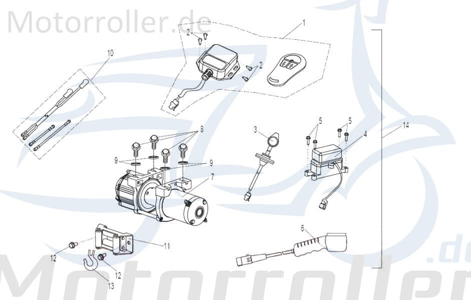 Haken für Seilwinde UTV/Mule CFMOTO 7030-150791