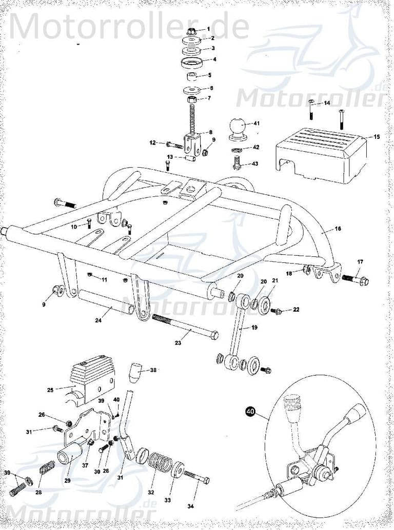 Polsterbuchse Motorträgerverbindung 7.020.001