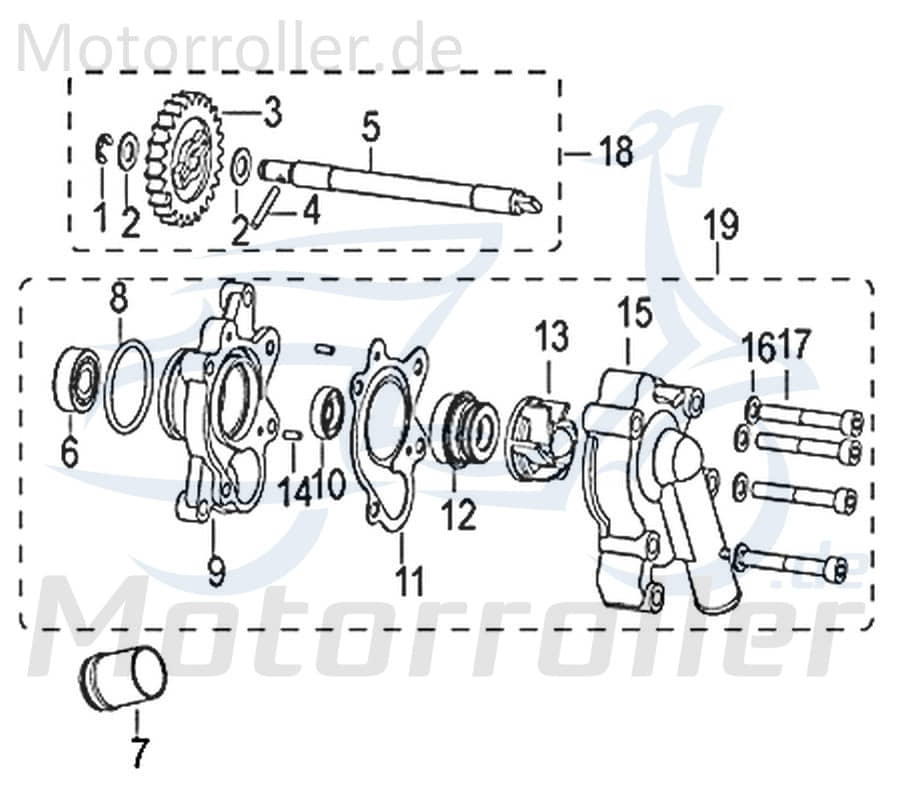 Jonway Insignio 250 DD Dichtung 250ccm 4Takt 270325000000 Motorroller.de Abdichtung SEAL Gasket Scooter Ersatzteil Service Inpektion Direktimport
