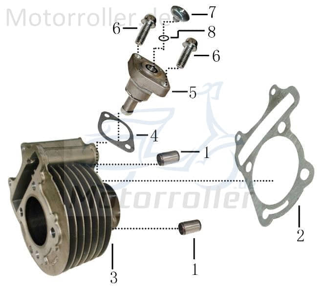 Dichtung Steuerkettenspanner GY6 AEO-14523119-002