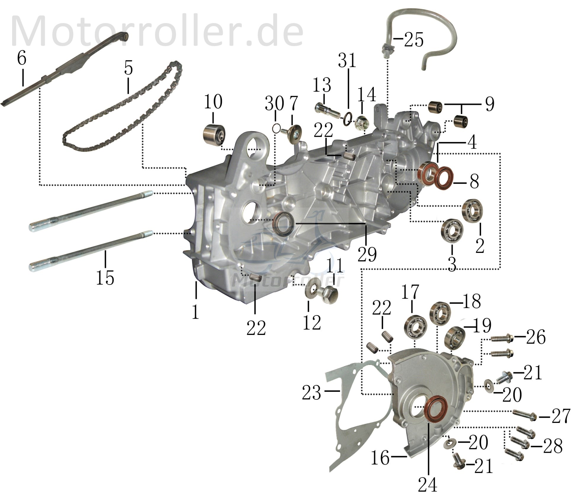 Simmerring Getriebe 20x32x6 96500-203206T3034