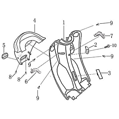 Frontverkleidung Frontschürze 701596