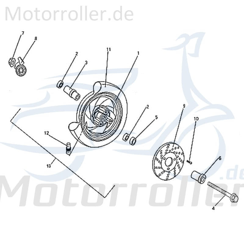 Kreidler Florett RMC-E 50 Dekorsatz (Felge) transparent 50ccm 2Takt 89187-T Motorroller.de Aufkleber Sticker Aufkleber-Set Deko-Set Aufklebersatz Kit