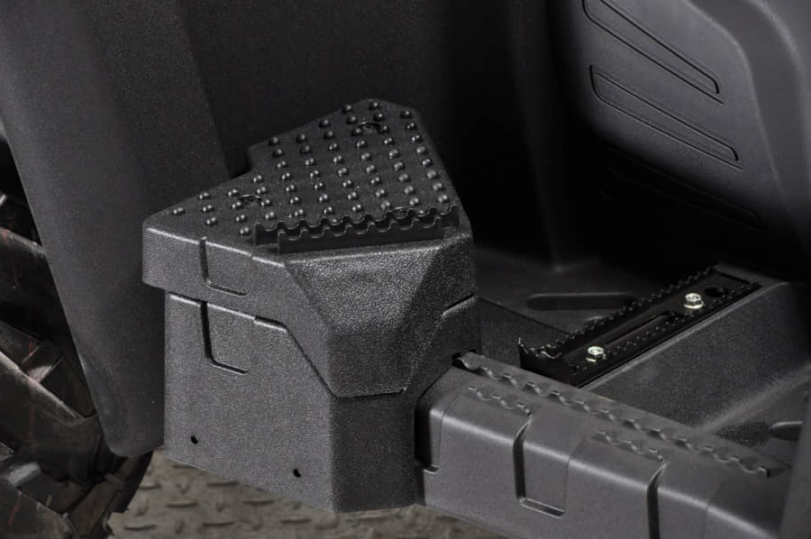 Fußraste schwarz Basis Fußablage Fußtritt Fußraster 80018043A Motorroller.de Fuß-Ablage Fuß-Raste Fuß-Tritt Mokick Ersatzteil Service Inpektion