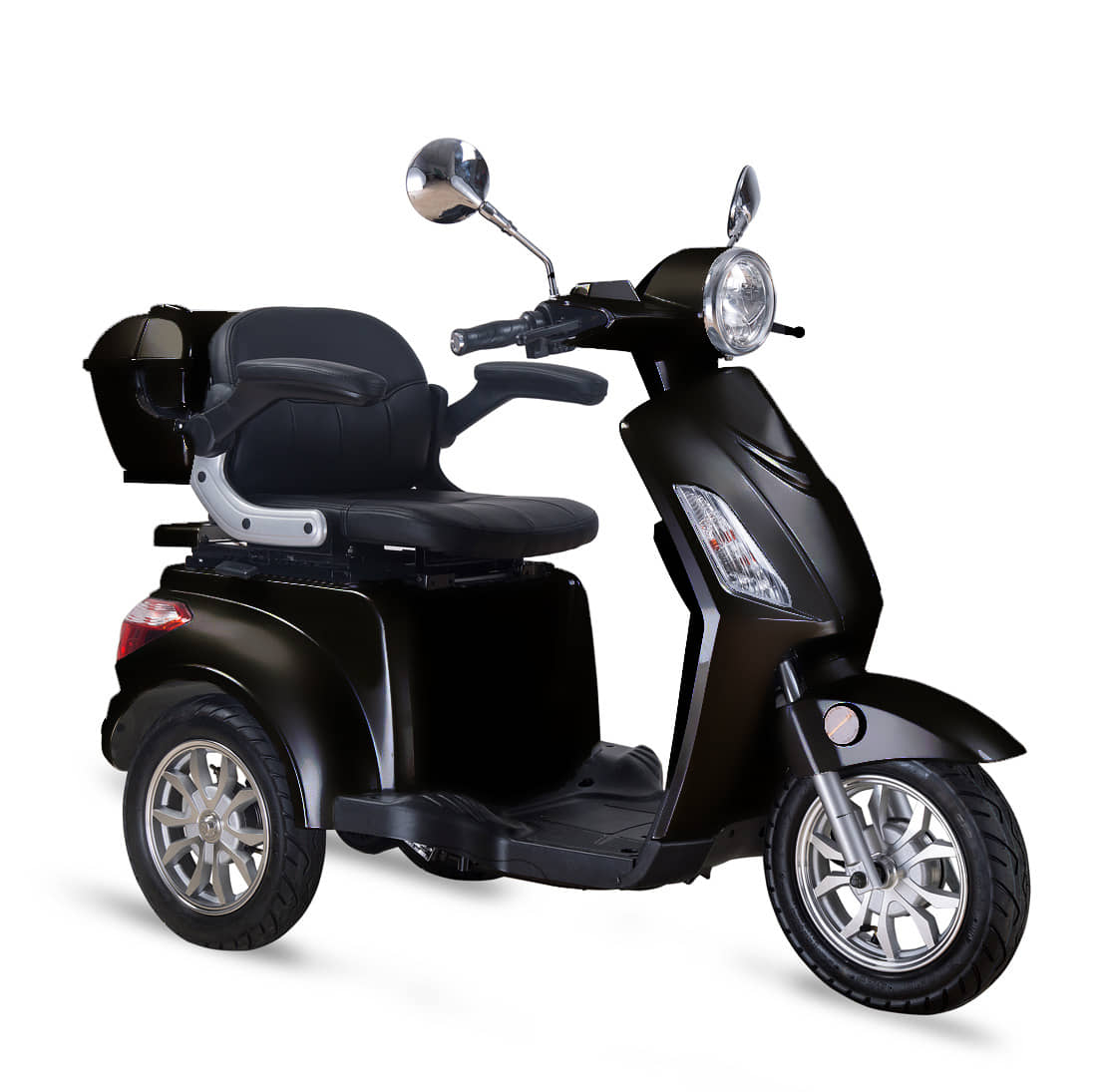 Elektroroller Scoody E3 Trike BT 25 km/h schwarz Dreiradroller E-Roller E-Dreirad E-Scooter Seniorenroller Seniorenmobil E-Trike Handycaproller