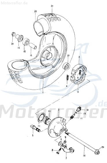 Sundiro XDZ 50 TA Rollerreifen 50ccm 2Takt 3.00-8-4PR Motorroller.de Scooterreifen Sommerreifen 1E40QMB Ersatzteil Service Inpektion Direktimport