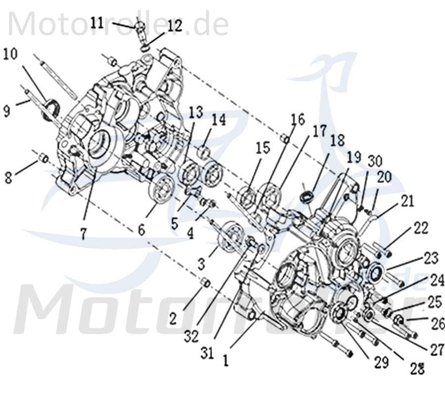 Kreidler DICE SM 50 LC Kugellager 50ccm 2Takt GB/T276-1994 6303 Motorroller.de Wälzlager Rillenkugellager Nadellager Rollenlager Kugel-Lager Motorrad