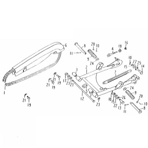 Barossa Cheetah 250 Federscheibe 250ccm 4Takt 97310-101720-B Motorroller.de Federring Spannscheibe Ausgleichsscheibe Feder-Ring Zwischenscheibe Quad