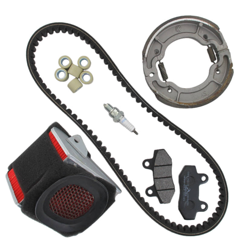 Rex RS1000 Inspektion Set 125/150ccm 125ccm 4Takt 8007222 Motorroller.de 12 Zoll Keilriemen 835x20x30mm Wartung Satz Service Kit Scooter Ersatzteil