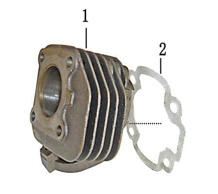 Dichtung Zylinderfuß 2Takt 50ccm Fußdichtung 704169