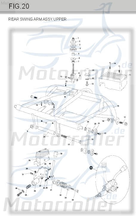 Schaltzugeinsteller Tongjian Buggy 150ccm 4Takt Motorroller.de 150ccm-4Takt Strassenbuggy 150 III Ersatzteil Service Inpektion Direktimport