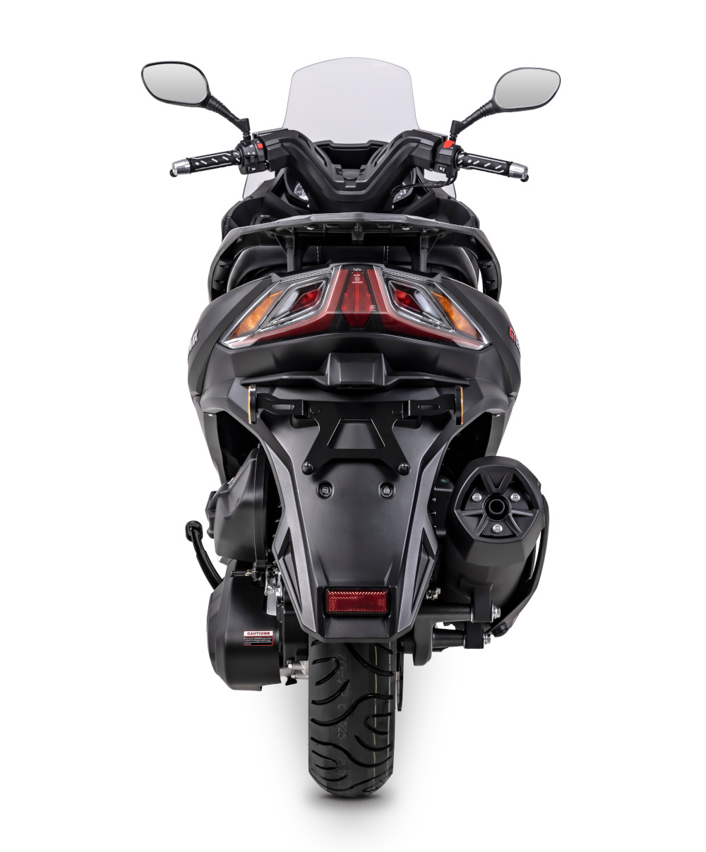 Motorroller Fighter 125 R GT Max schwarz 95 km/h 4-Ventiler Euro 5+ Großraumroller Leichtkraftrad Scooter 125ccm