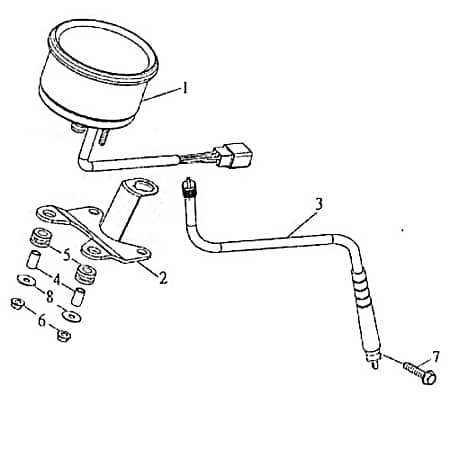 Tachowelle Tacho mechanisch Quad ATV SMC 92570