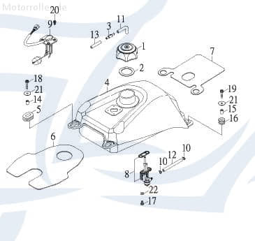 SMC Quad 250 Benzinschlauch ATV 250ccm 4Takt 90310-50135 Motorroller.de Kraftstoffschlauch Kraftstoffleitung Gummischlauch Benzin-Schlauch Kreidler