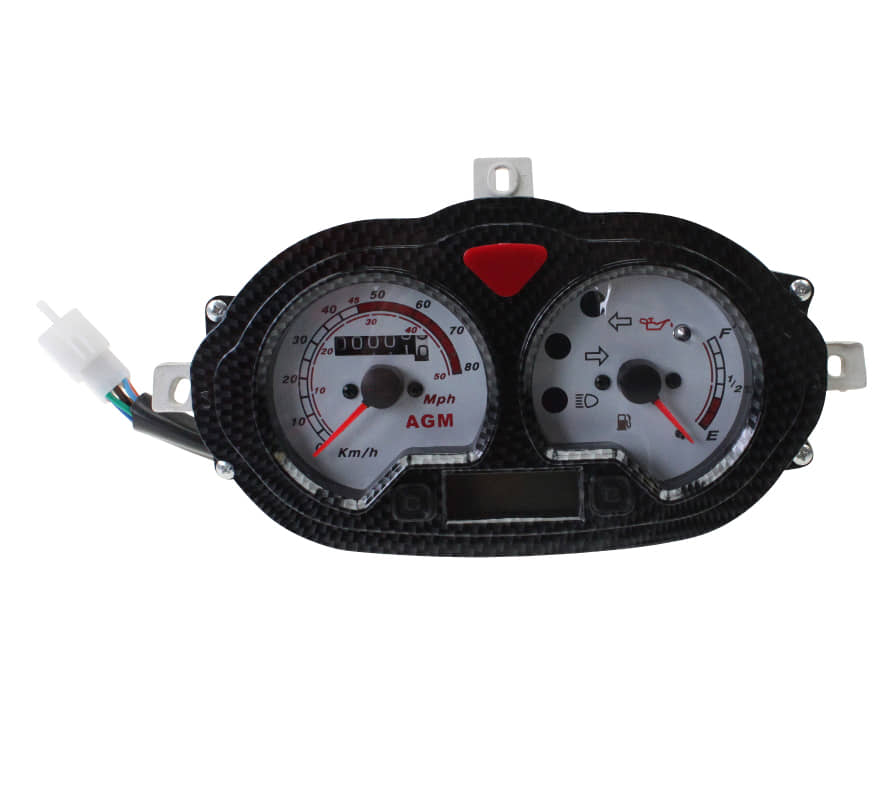 Rex Stratos Chicago Tachometer 1160301-3 50ccm Tacho Motorroller.de Geschwindigkeitsmesser 2Takt 1E40QMB YY50QT-28 50cc 2T Minarelli liegend