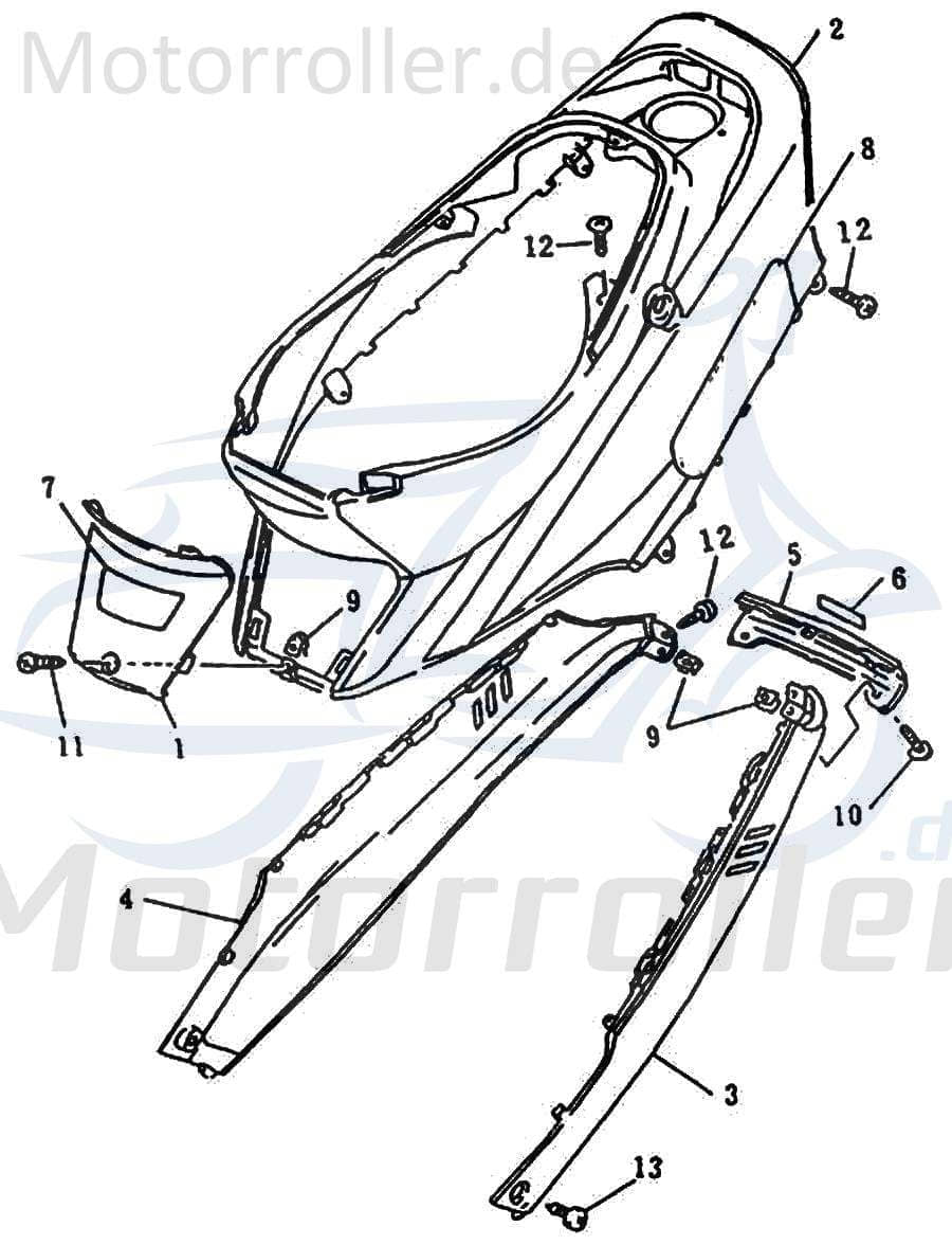Emblem Silverstreet ab Mod. 02 Heckverkleidung 75670