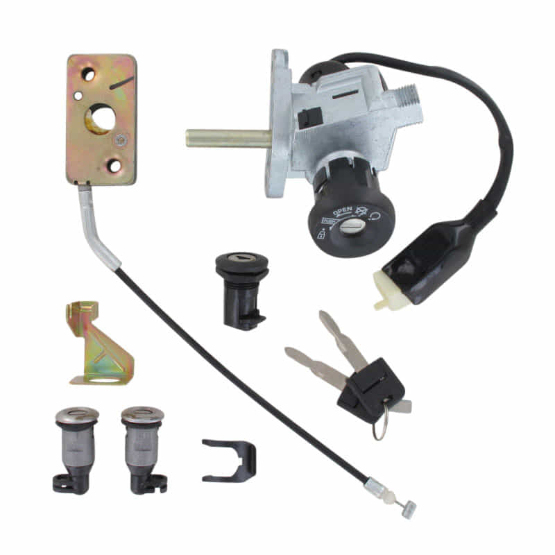 Kreidler Martinique 125 DD Schlosssatz 702516 Motorroller.de Zündschloss Sitzbankschloss Sitzverriegelung Scooter Original Ersatzteil