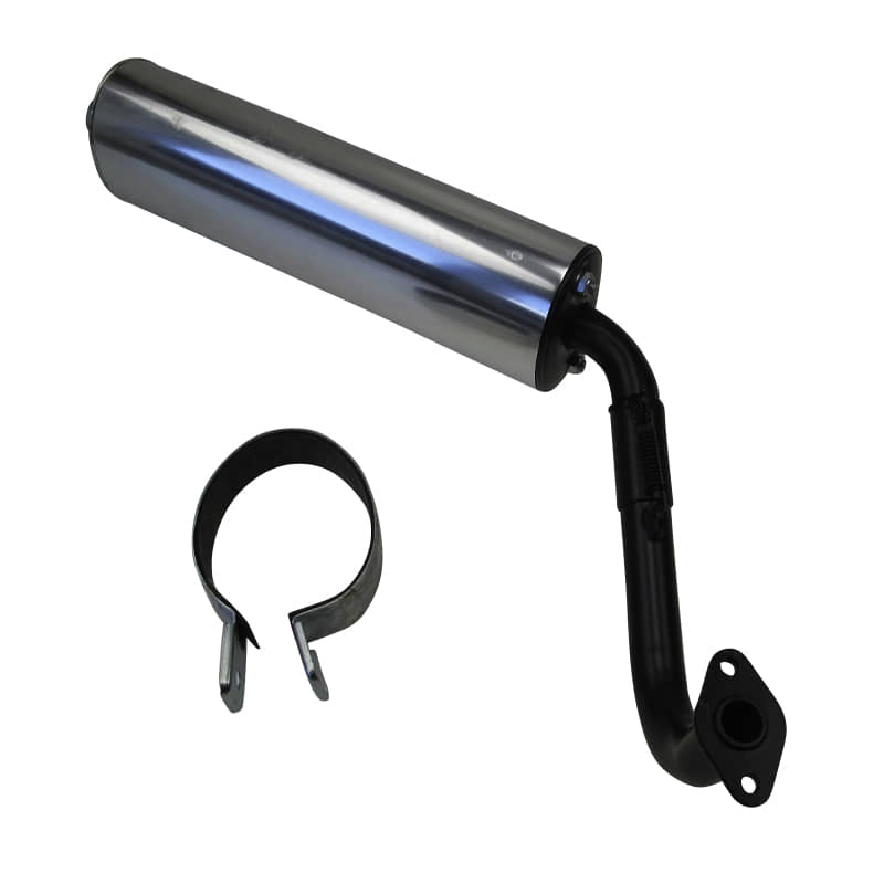 Tongjian Strassenbuggy 150 Auspuff Abgasanlage Schalldämpfer 6.000.152 Motorroller.de Eppella ECM TBM Twister Hammerhead Wangye Kasea Buggy