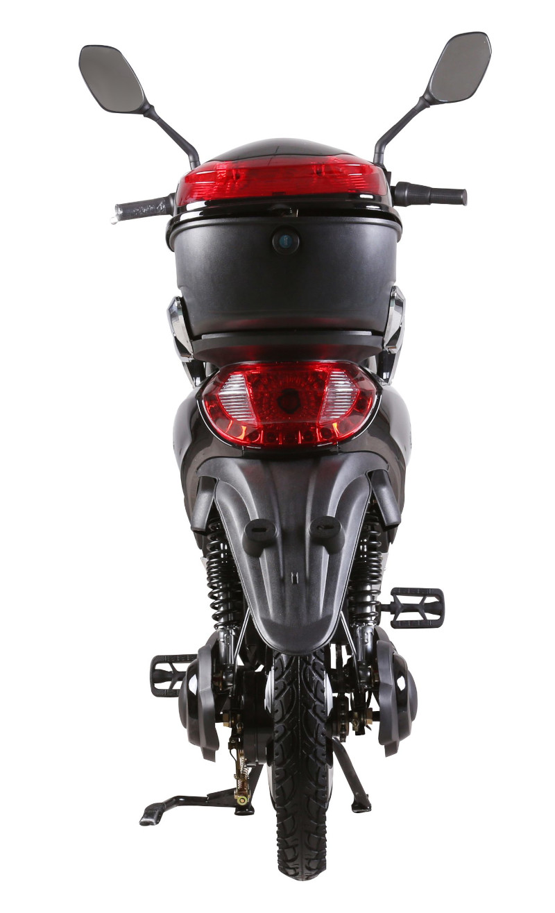 Elektroroller Scoody 25 Classic L ZT-09AL schwarz-matt 250W 25 km/h Lithium-Ionen-Akku E-Scooter E-Roller Mofa