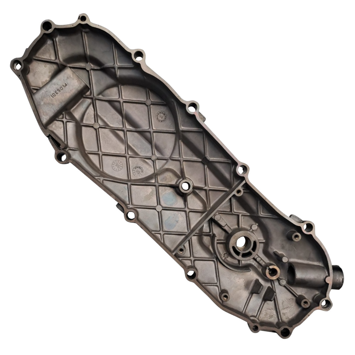 PGO Kurbelgehäusedeckel links schwarz Big Max 50 50ccm 2Takt Motorroller.de Motordeckel Motorgehäusedeckel PGO 50ccm-2Takt Scooter Big Max Sport