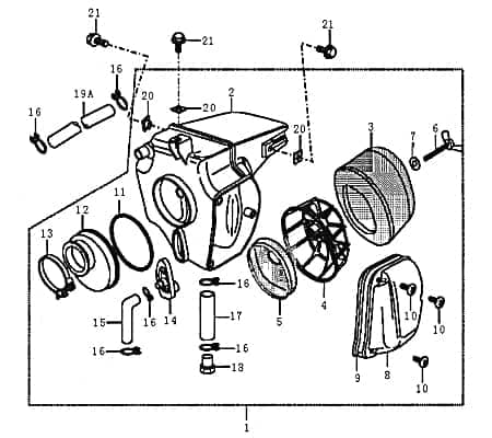 Anschluss Motorentlüftung 89349