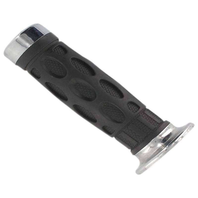 Rex 50 Scooter Handgriff links 50ccm 2Takt Q0F-62231-10-00 Motorroller.de Chromkappe D22mm L=120mm Handgriffgummi Lenkergriff 139QMB Drive 50 Mokick