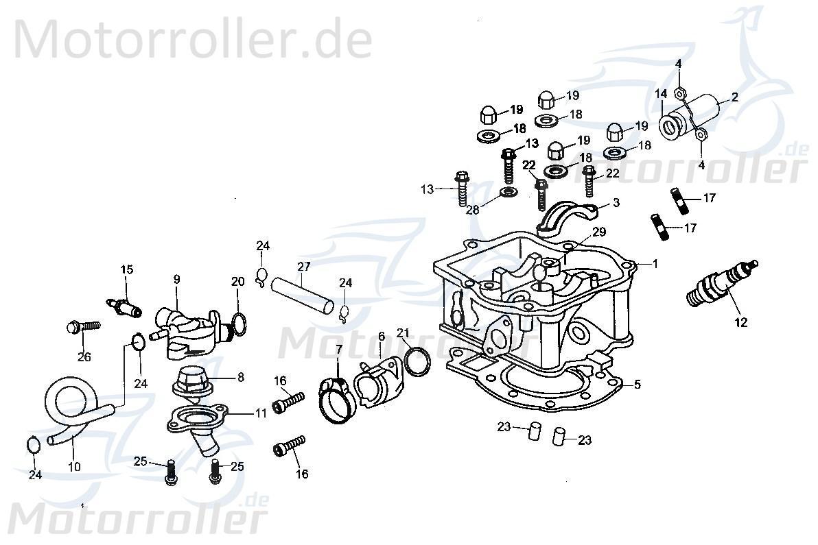 Klemmschelle Kasea BUGGY 250 Halteclip Klemme 172MM-1241 Motorroller.de Halter 250ccm 4Takt Straßenbuggy 250 Ersatzteil Service Inpektion Direktimport