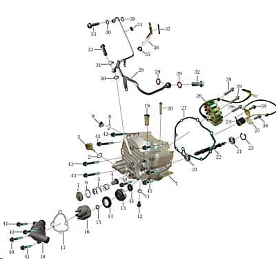 Stator Lichtmaschine Stromgenerator 704664