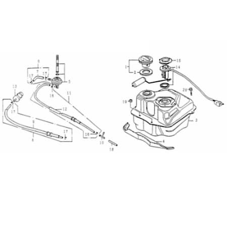 Rex Rexy 125 Verteilerstück Roller 125ccm 4Takt 43535-GAT-00 Motorroller.de 125ccm-4Takt Scooter ECM Eppella Eppella 125 Ersatzteil Service Inpektion