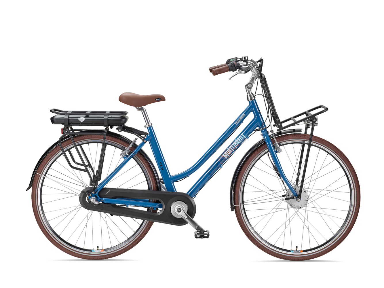 E-Bike Telefunken RT530 Multitalent Elektrofahrrad City-Pedelec blau 28" RH 50cm E-Fahrrad Citybike