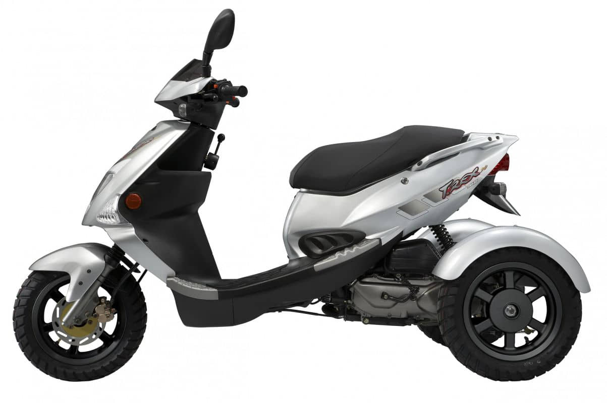 PGO TR3 25 km/h silber Dreiradroller Gebraucht Trike Dreiradscooter 3-Rad