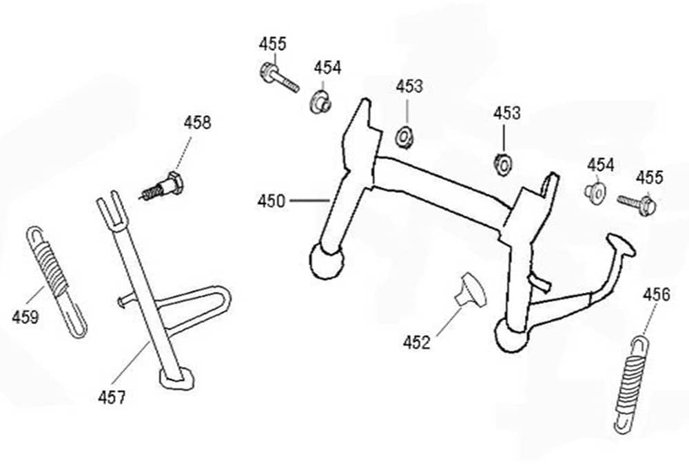 Feder Hauptständer 95 mm Znen Euro 4 95014-B08-E000