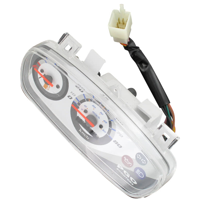 PGO Big Max 50 Tachometer 80km/h Geschwindigkeitsmesser 50ccm 2Takt P15610000004 Motorroller.de Geschwindigkeitsanzeige Speedometer kmh-Anzeige
