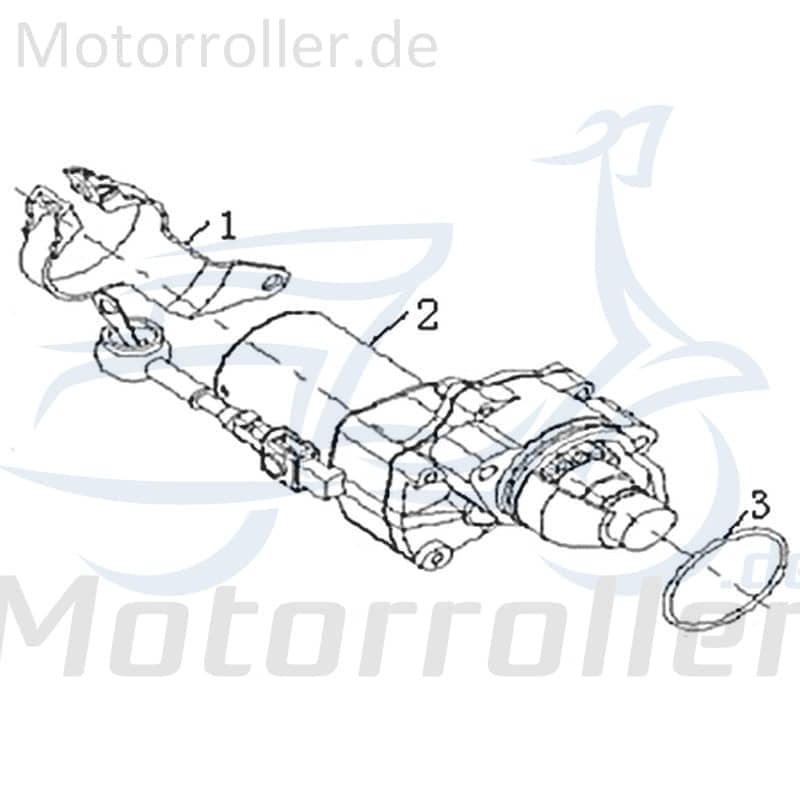 Anlasser Kreidler Supermoto 50 DD Anlasser-Motor Starter 733105 Motorroller.de Elektrostarter E-Starter Anlassermotor Elektro-Starter 50ccm 2Takt