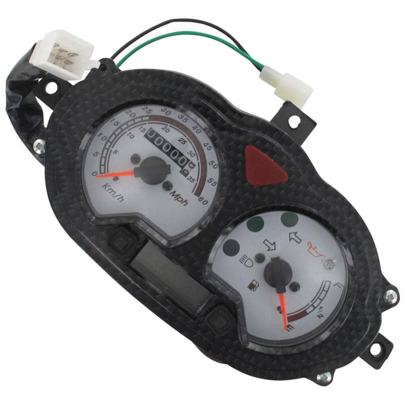 Rex Stratos Chicago Tacho-Armatur 1160301-4 Tacho Motorroller.de Kilometerzähler Geschwindigkeitsmesser 50ccm 2Takt 1E40QMB YY50QT-28 50cc