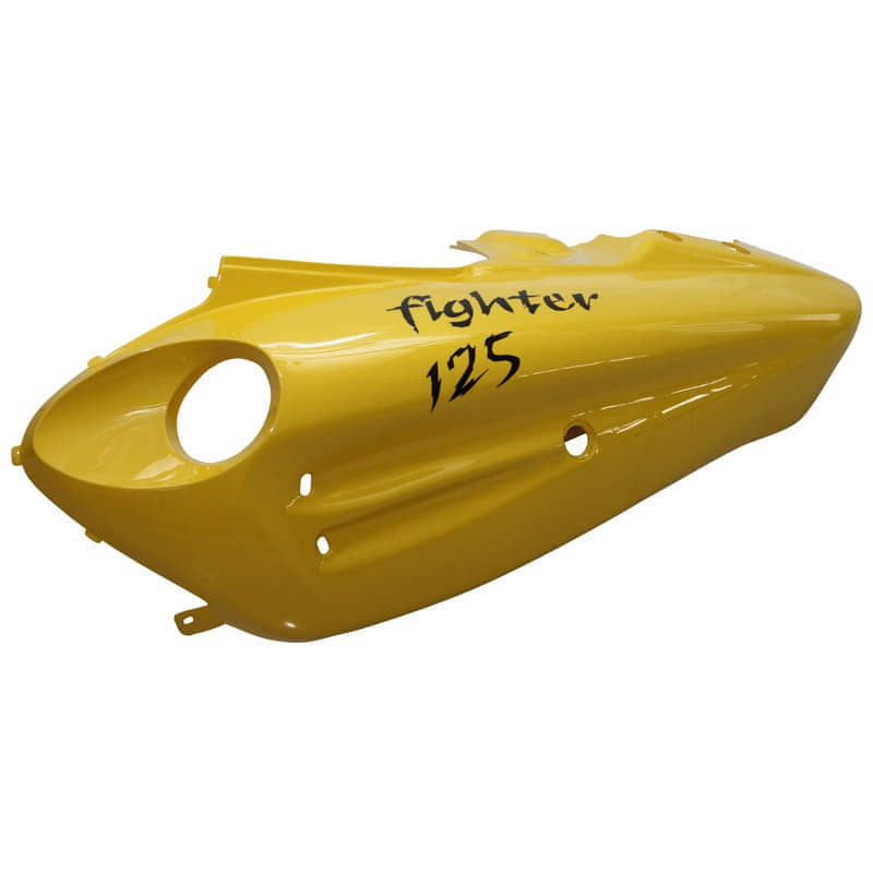 AGM Fighter 125 One Seitenabdeckung YYB915016001-G Motorroller.de Heckschürze Seitenteil Jonway 125ccm 4Takt 152QMI YY125QT-28 125cc 4T GY6