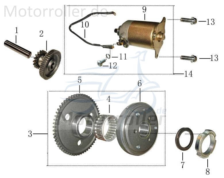 Welle 10x46 Achse AEO-96300-119-000