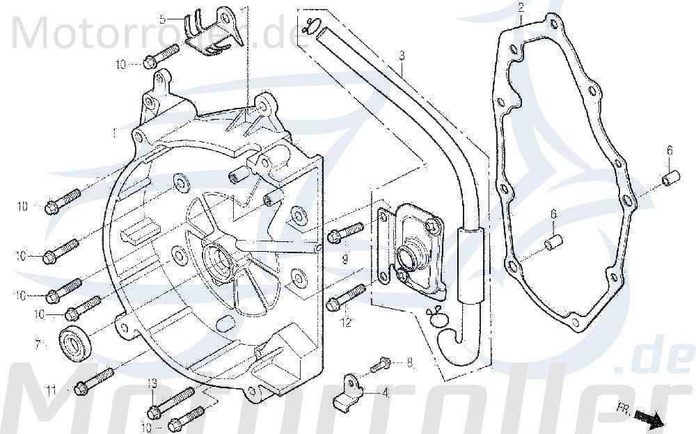 Daelim NS 125 Simmerring Roller 125ccm 4Takt 91201-SA1-0000 Motorroller.de 20x30x6mm Kurbelwelle Simmering Wellendichtring Abdichtring Dichtringe