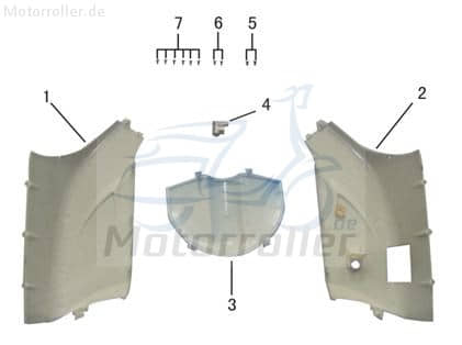 Batterieschloss von AGM-MOTORS ZW-F-04