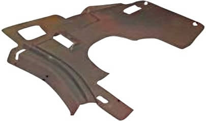 Tankverkleidung unten 2T 50cc schwarz YYB950QT-2-07005