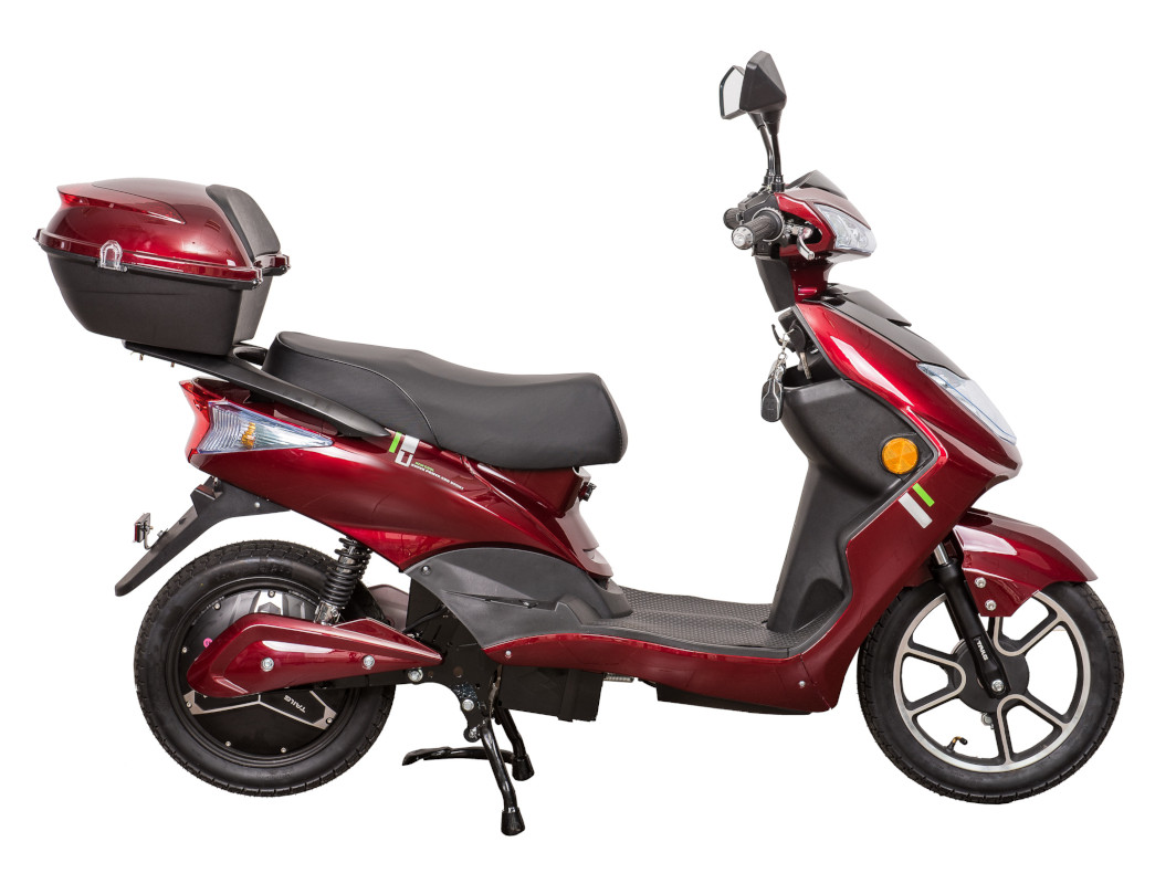 Elektroroller Scoody 25 W ZT-27 rot 900W 25 km/h Graphen-Akku E-Roller E-Scooter Mofa