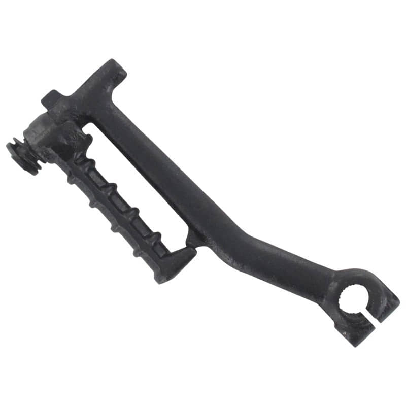 Kickstarterhebel Stahl schwarz 1PE40QMB-077-1