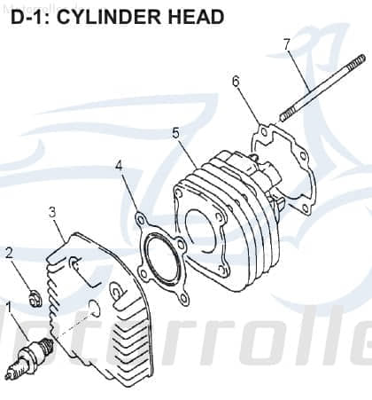 AEON Fußdichtung Zylinderdichtung 12191-113-000